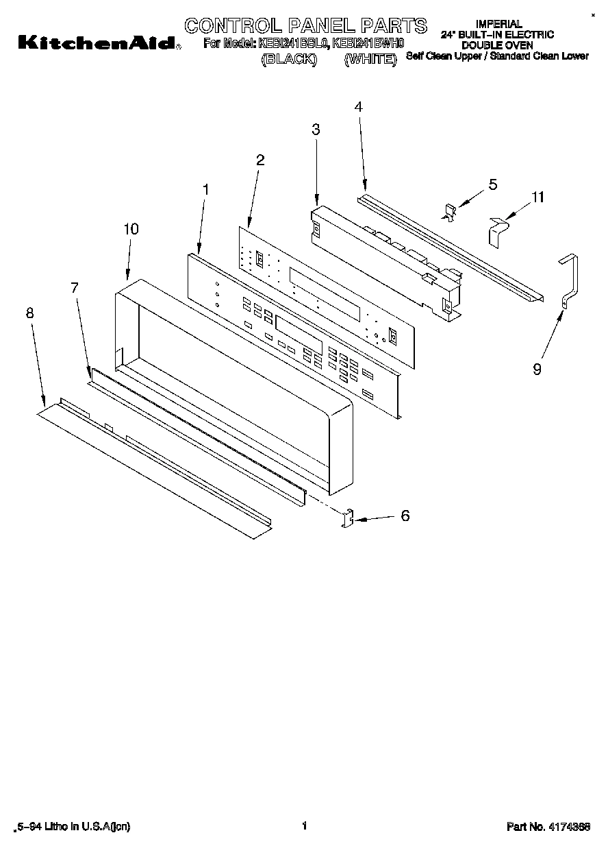 01 - CONTROL PANEL, LITERATURE
