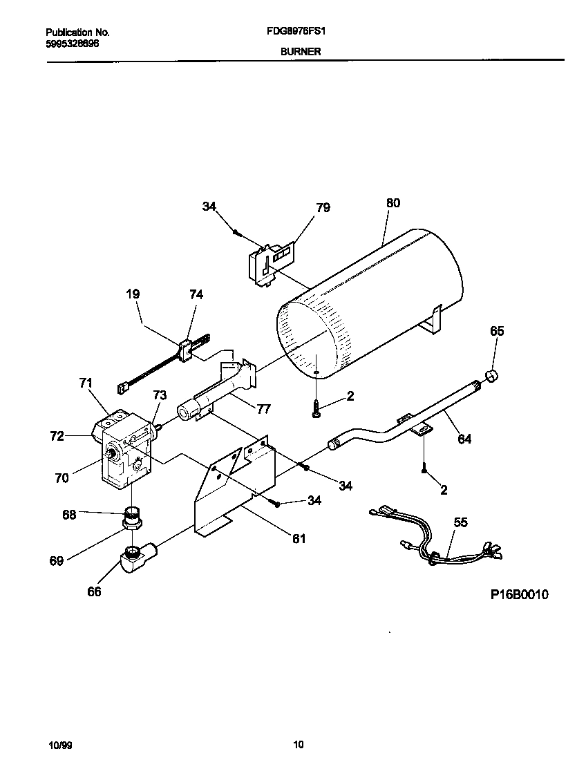 06 - P16B0010 BURNER,VALVE