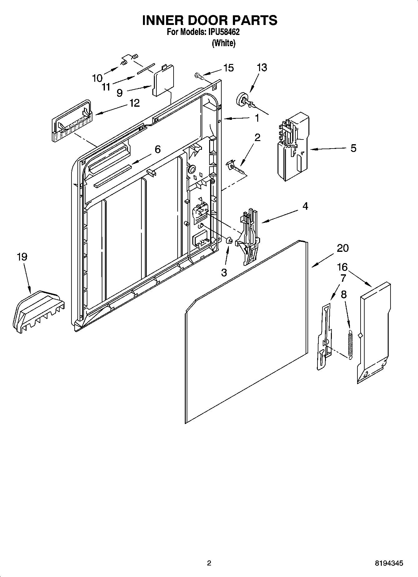 02 - INNER DOOR PARTS