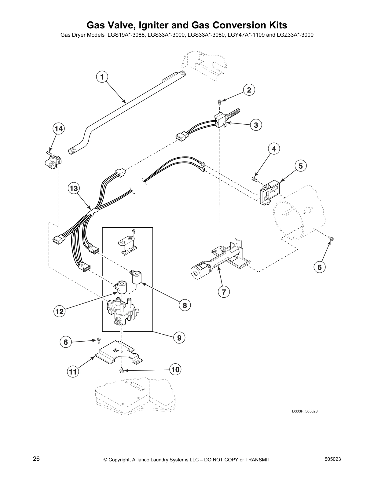 Gas Valve, Igniter and Gas Conversion Kits