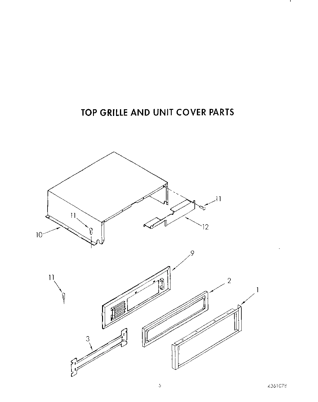 04 - TOP GRILLE AND UNIT COVER