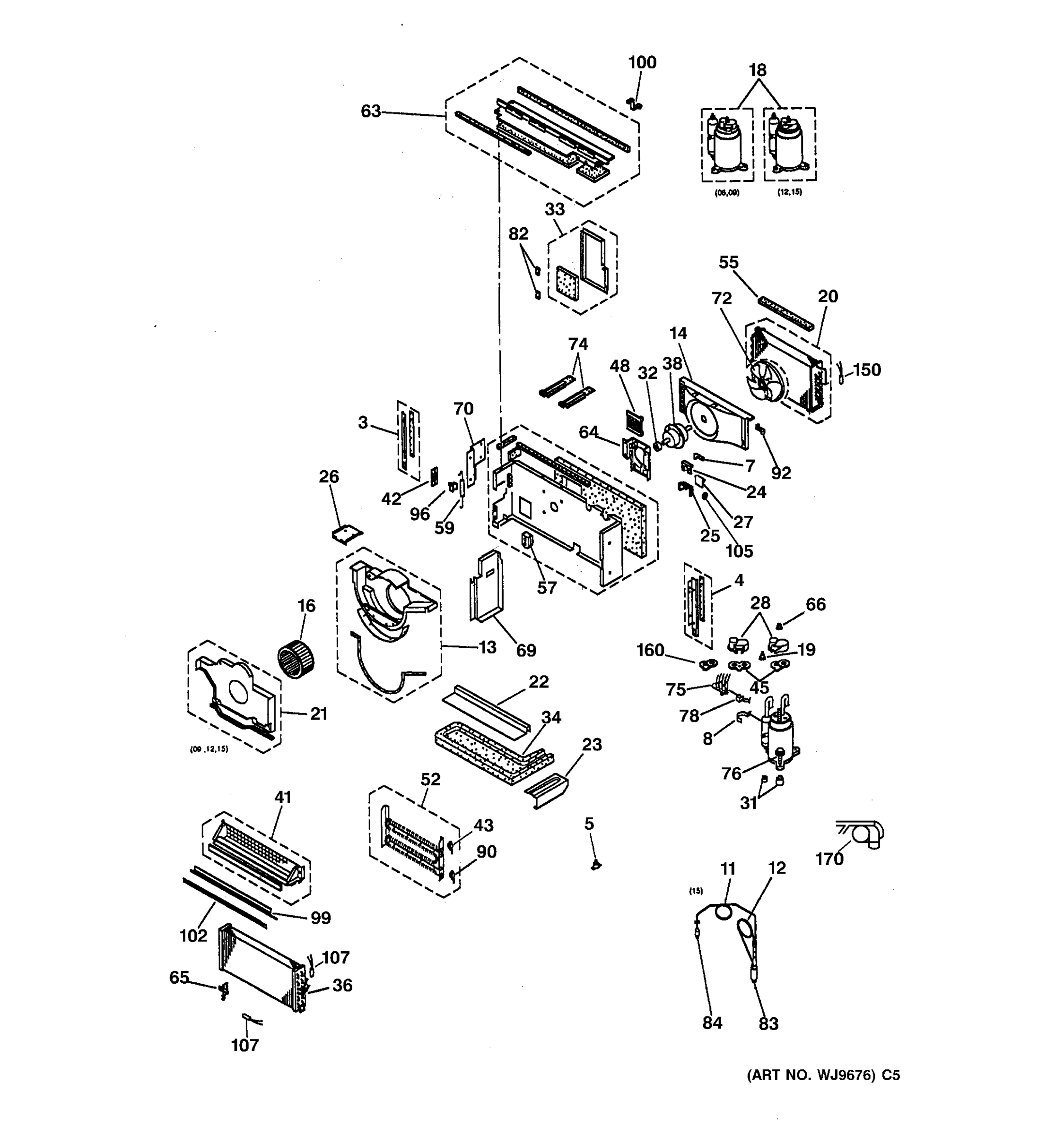 MOTOR, COMPRESSOR & SYSTEM COMPONENTS
