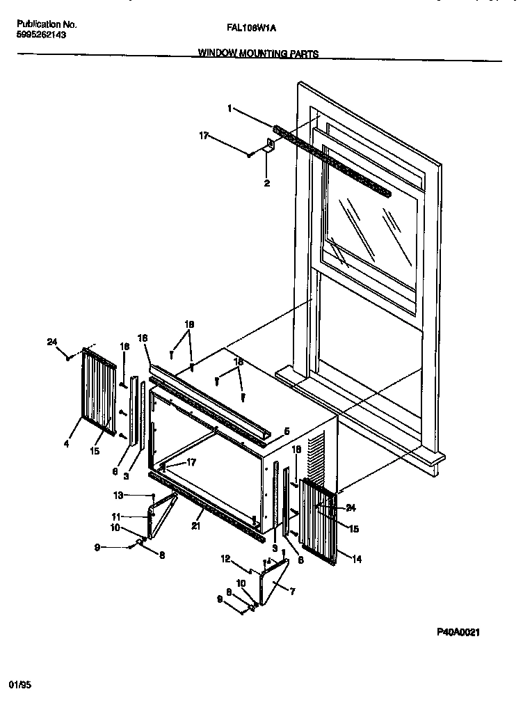 06 - WINDOW MOUNTING PARTS