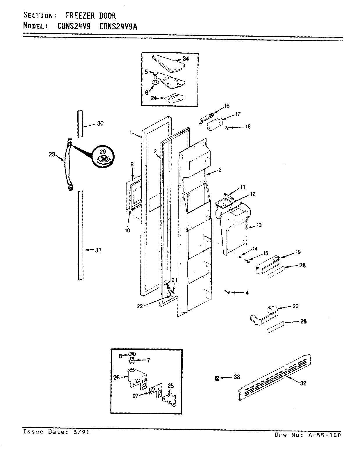 02 - FREEZER DOOR