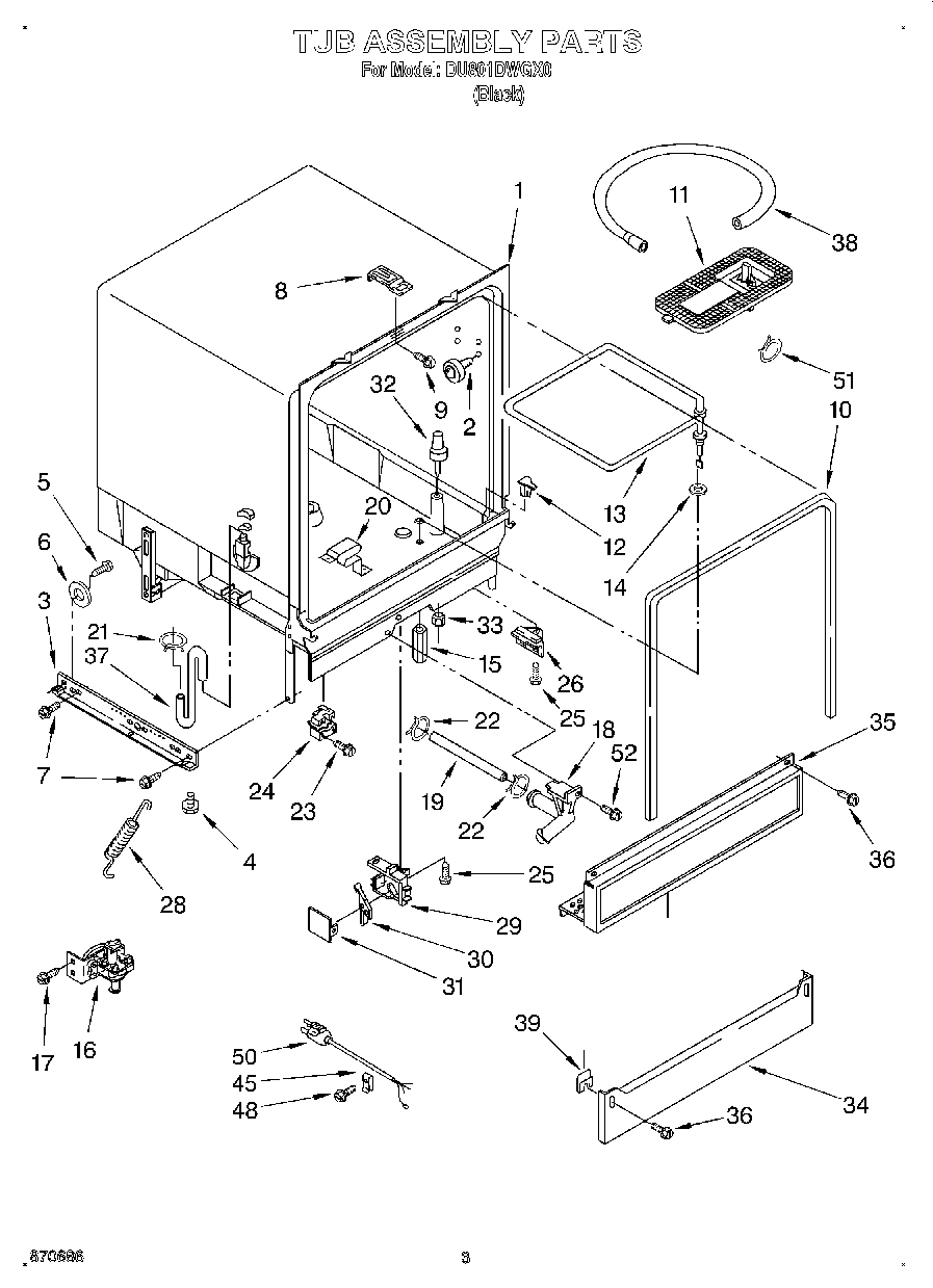 03 - TUB ASSEMBLY