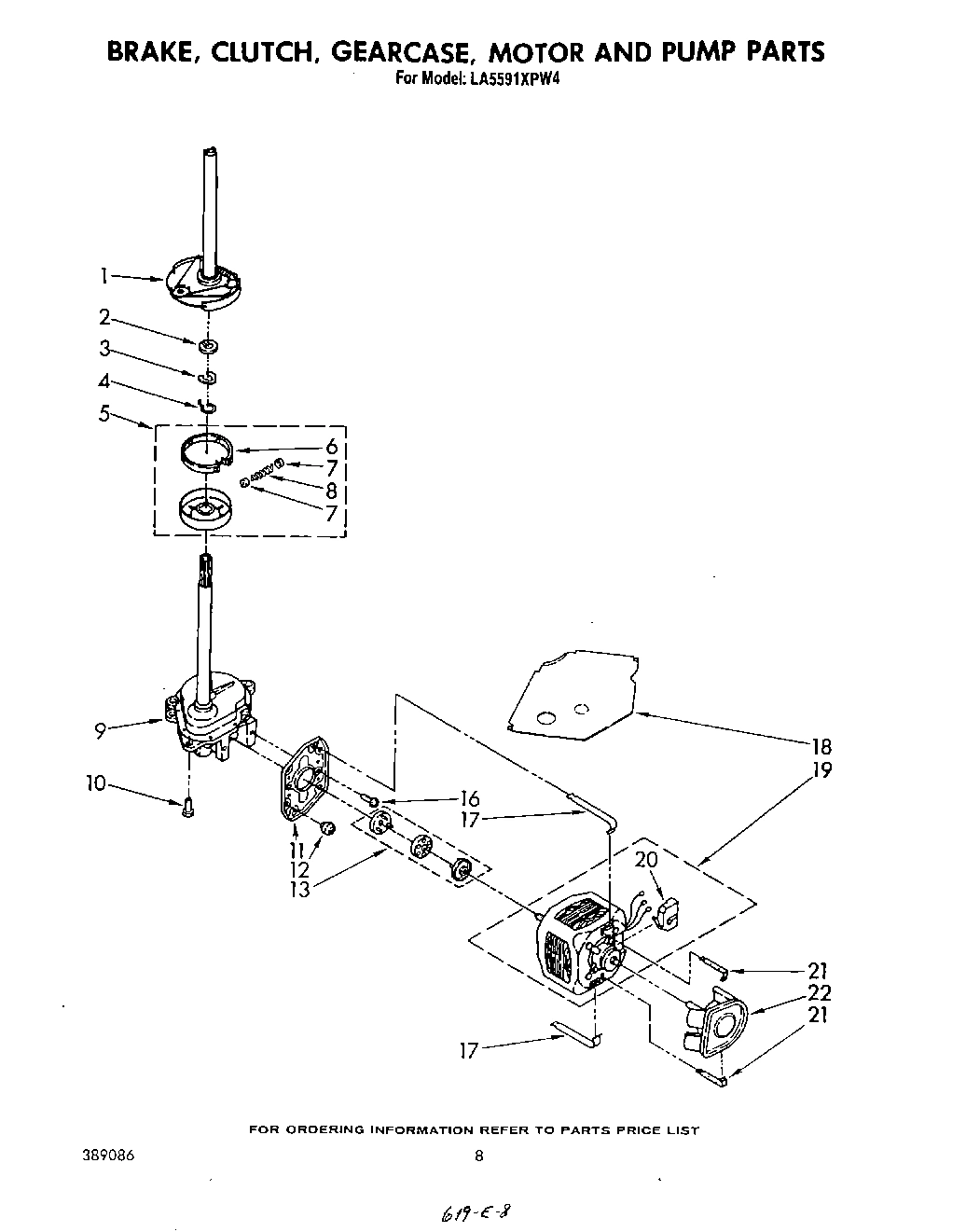 06 - BRAKE, CLUTCH, GEARCASE, MOTOR AND PUMP