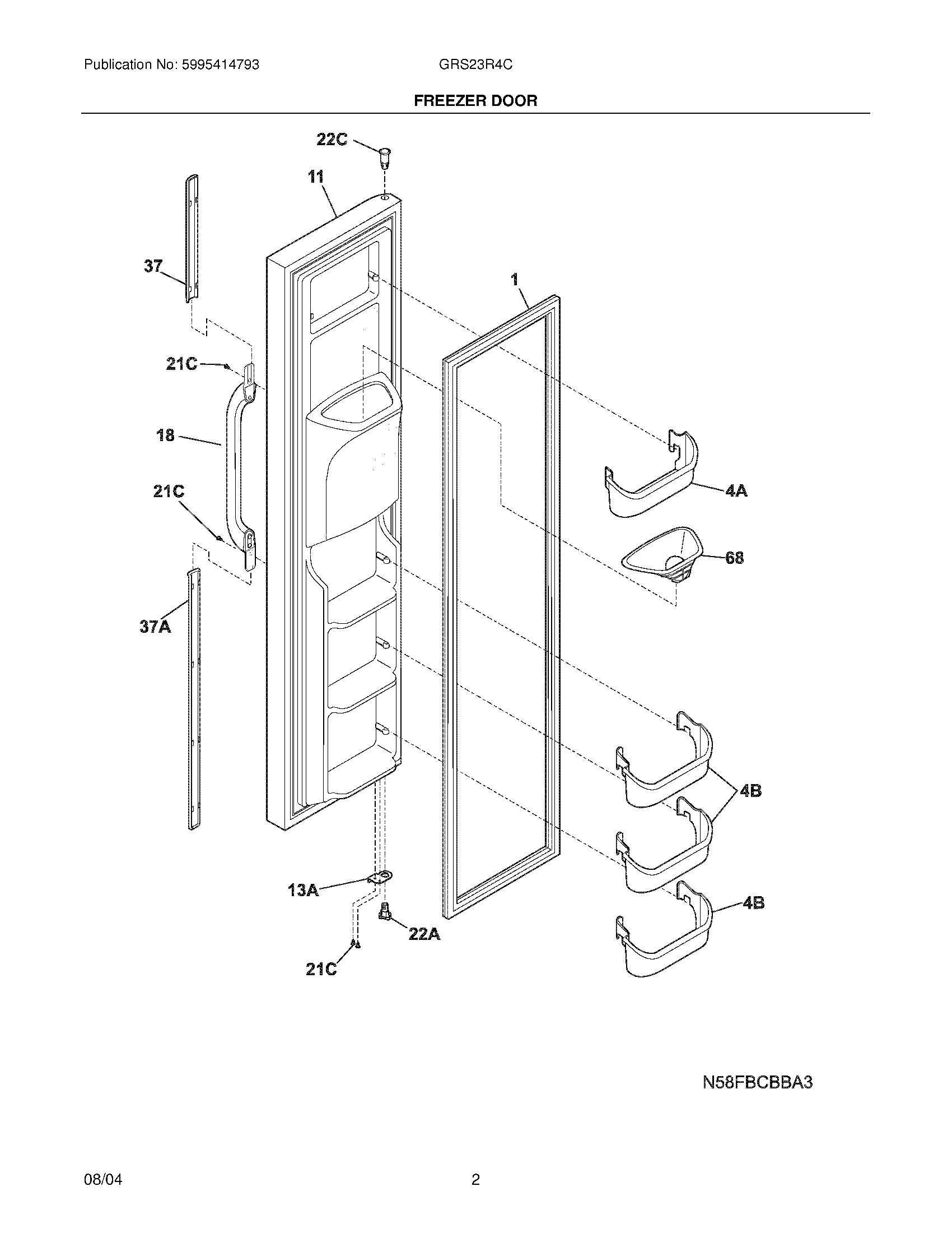 03 - FREEZER DOOR