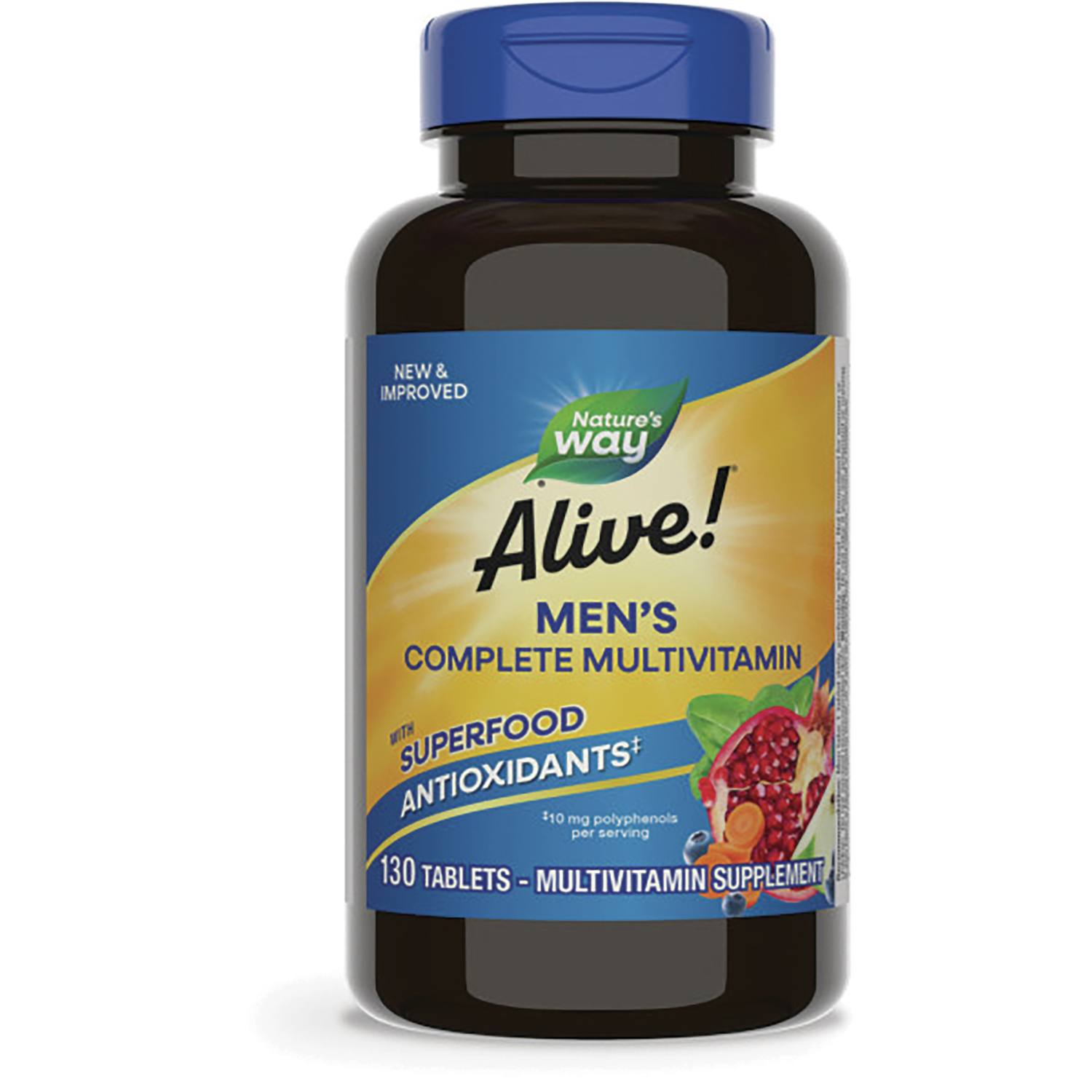 Nature's Way, Alive!® Men's Complete Multivitamin, 130 Tablets
