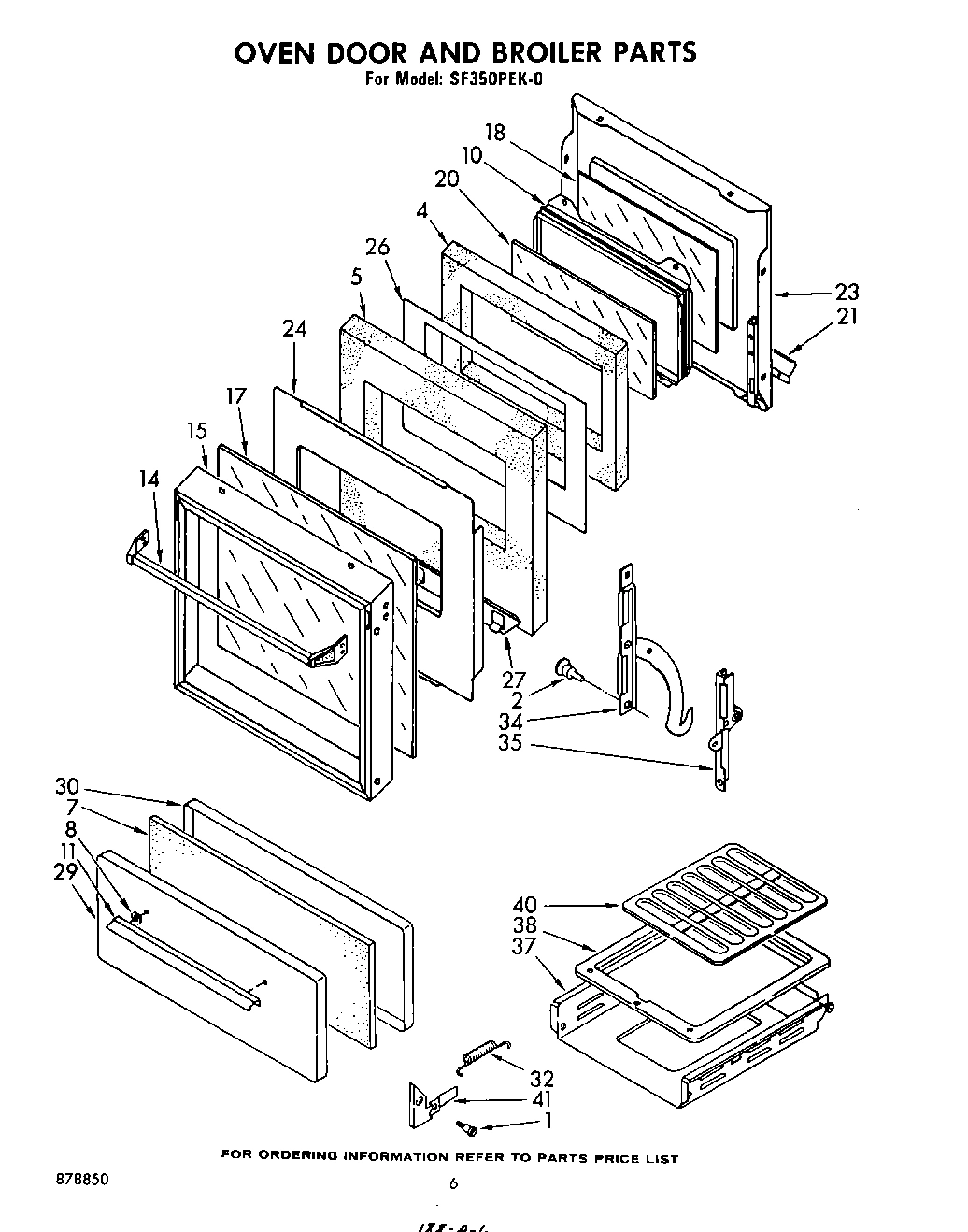 04 - OVEN DOOR AND BROILER