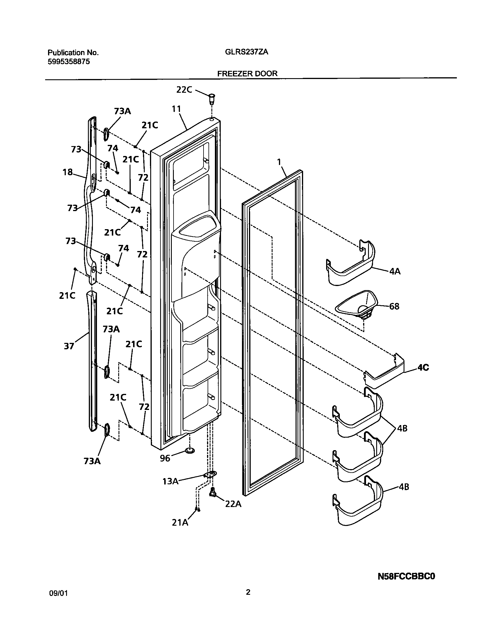 03 - FREEZER DOOR