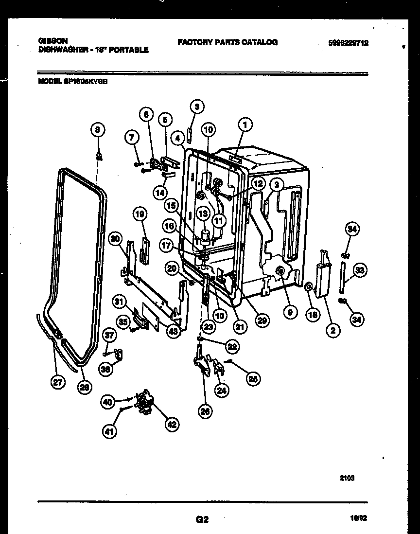 05 - TUB AND FRAME PARTS