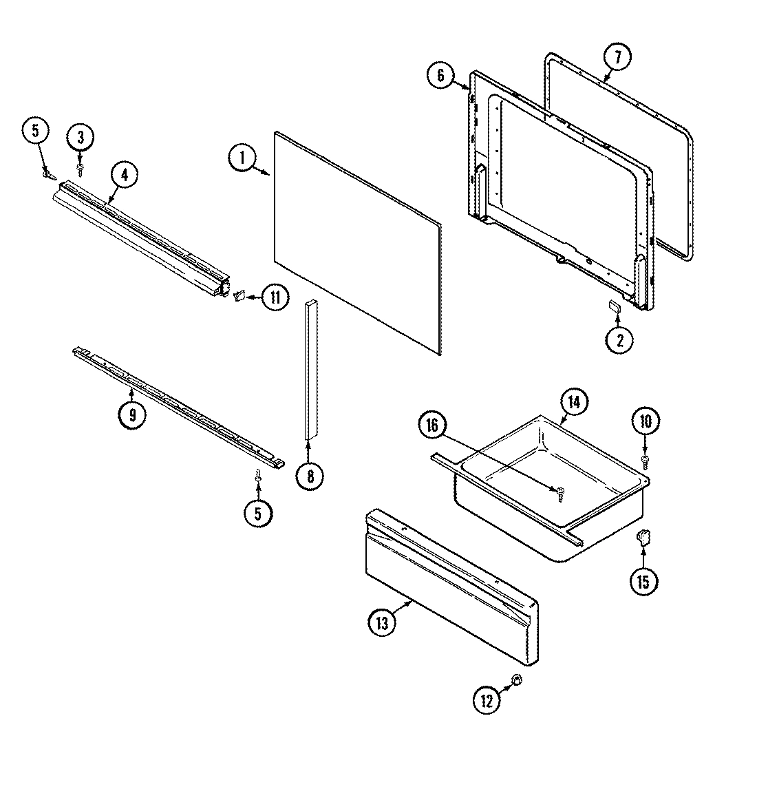 08 - DOOR/DRAWER (CE3520SRx SERIES 45)