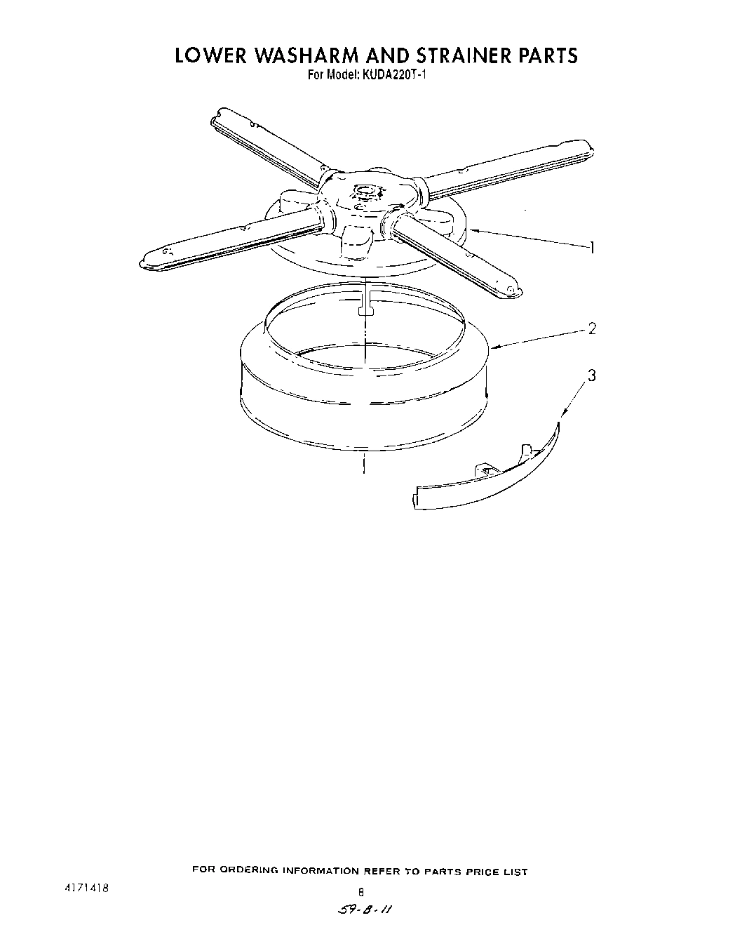 06 - LOWER WASHARM AND STRAINER