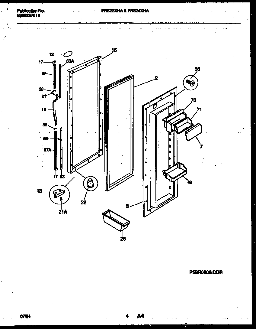 03 - REFRIGERATOR DOOR PARTS