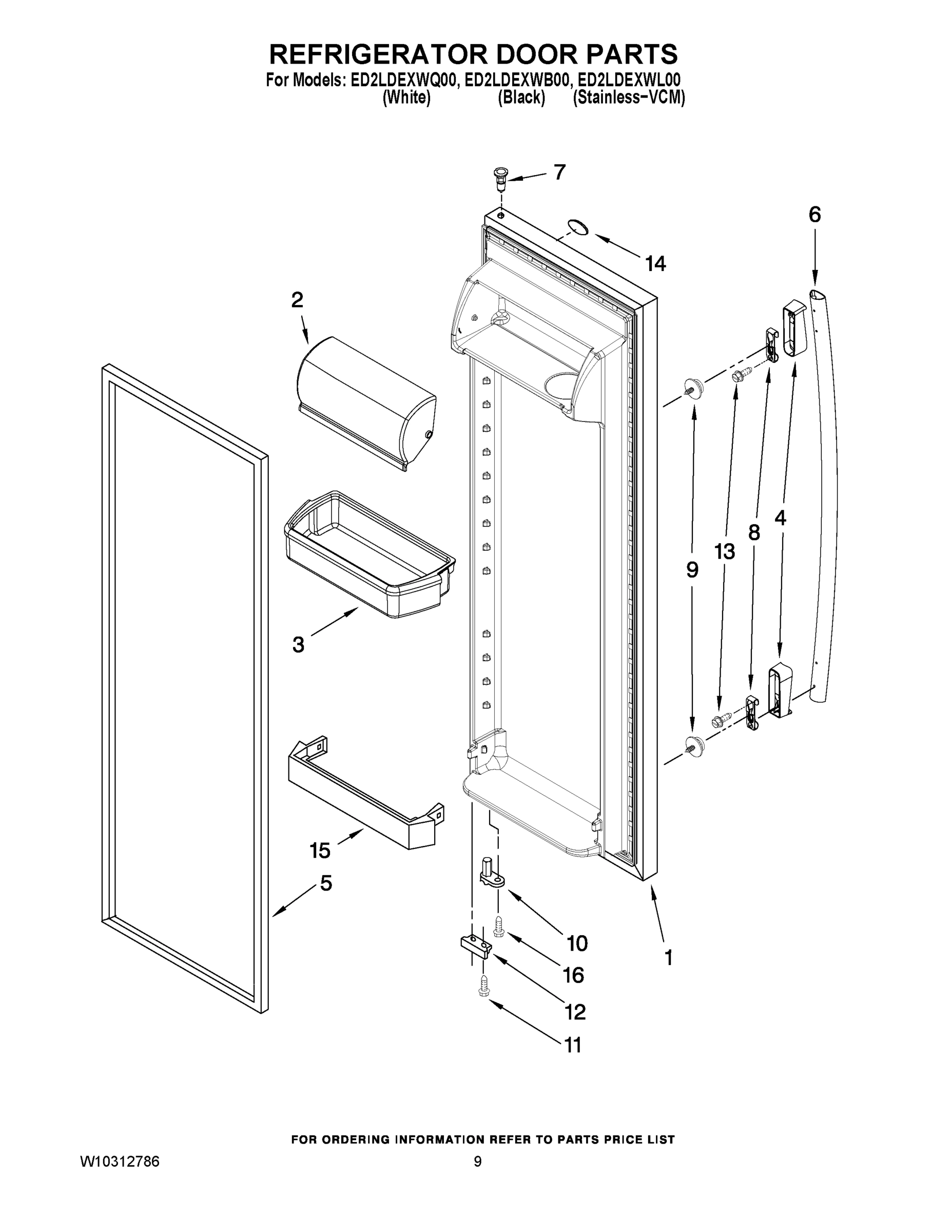 06 - REFRIGERATOR DOOR PARTS