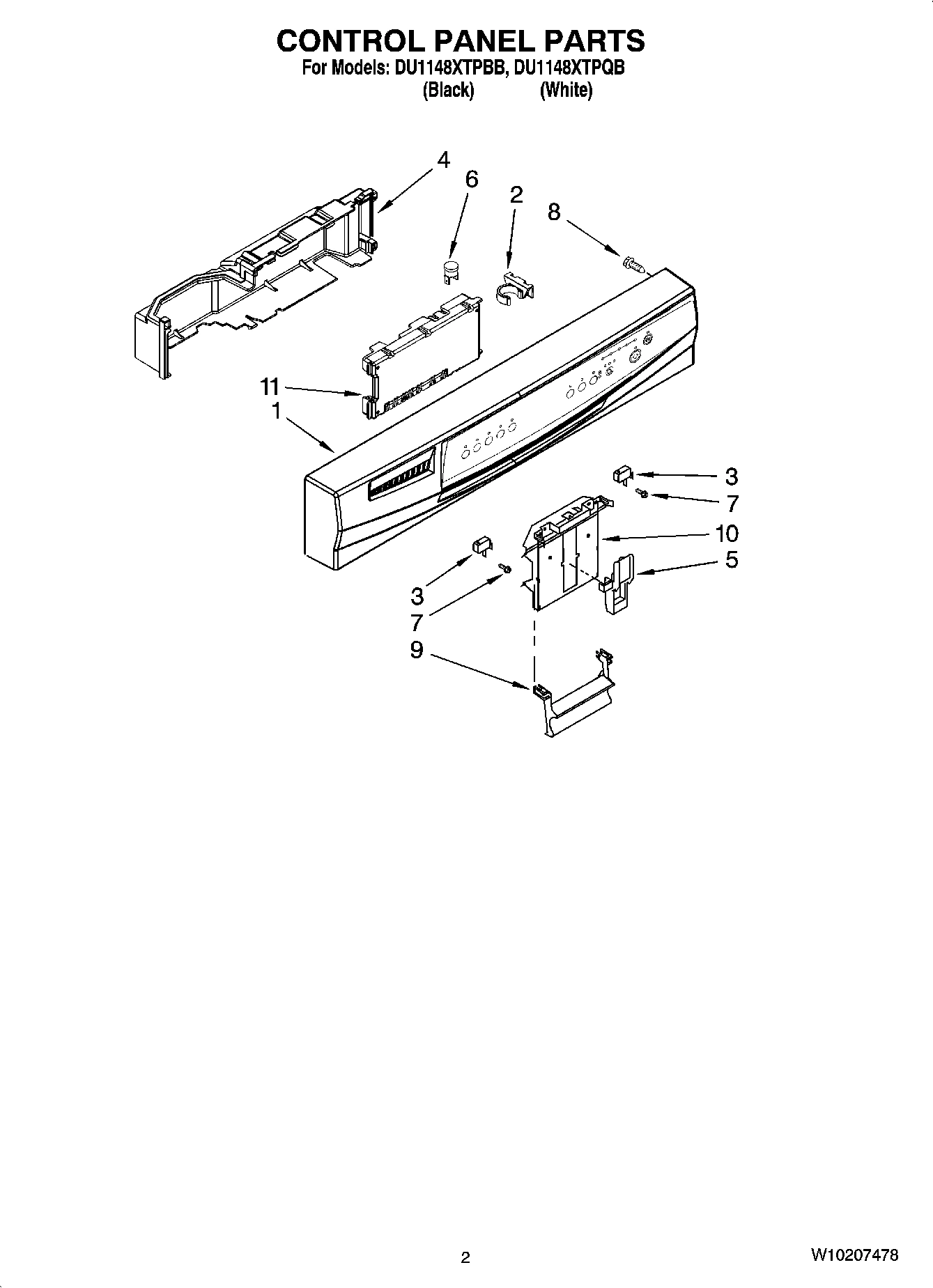 02 - CONTROL PANEL PARTS