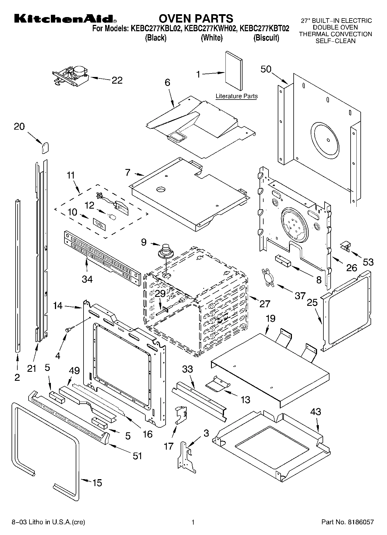 01 - OVEN PARTS