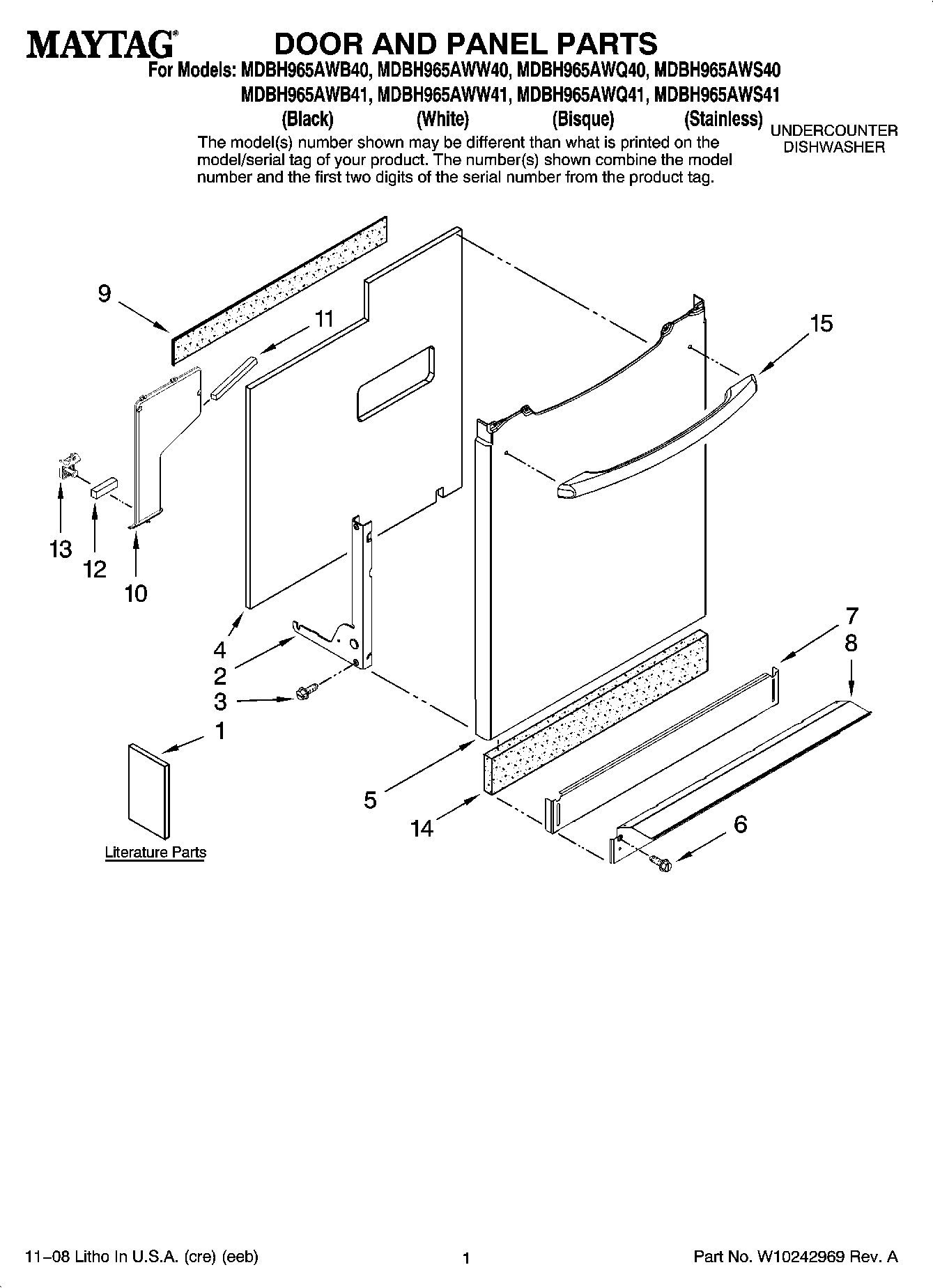 01 - DOOR AND PANEL PARTS