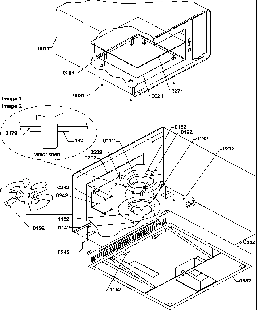 05 - SHELF/STIRRER MOTOR