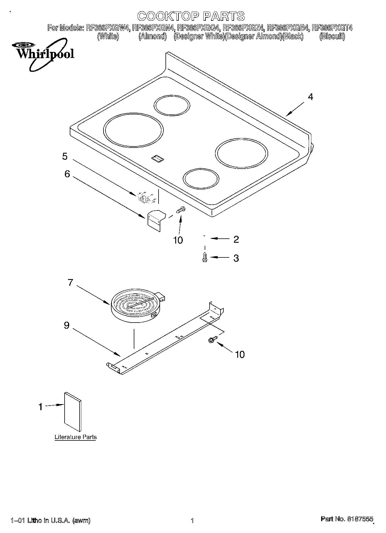 01 - COOKTOP, LITERATURE