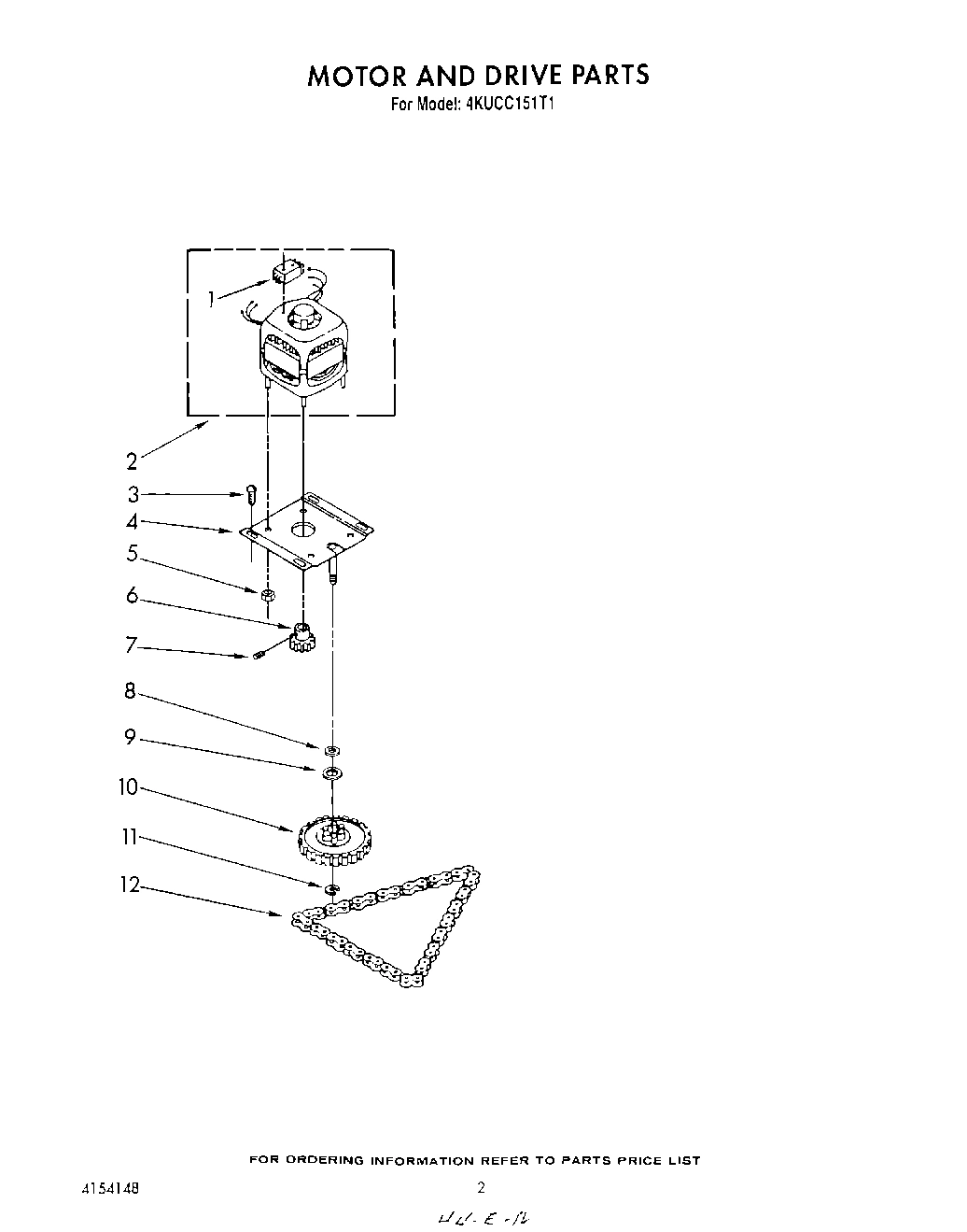 02 - MOTOR AND DRIVE , LIT/OPTIONAL