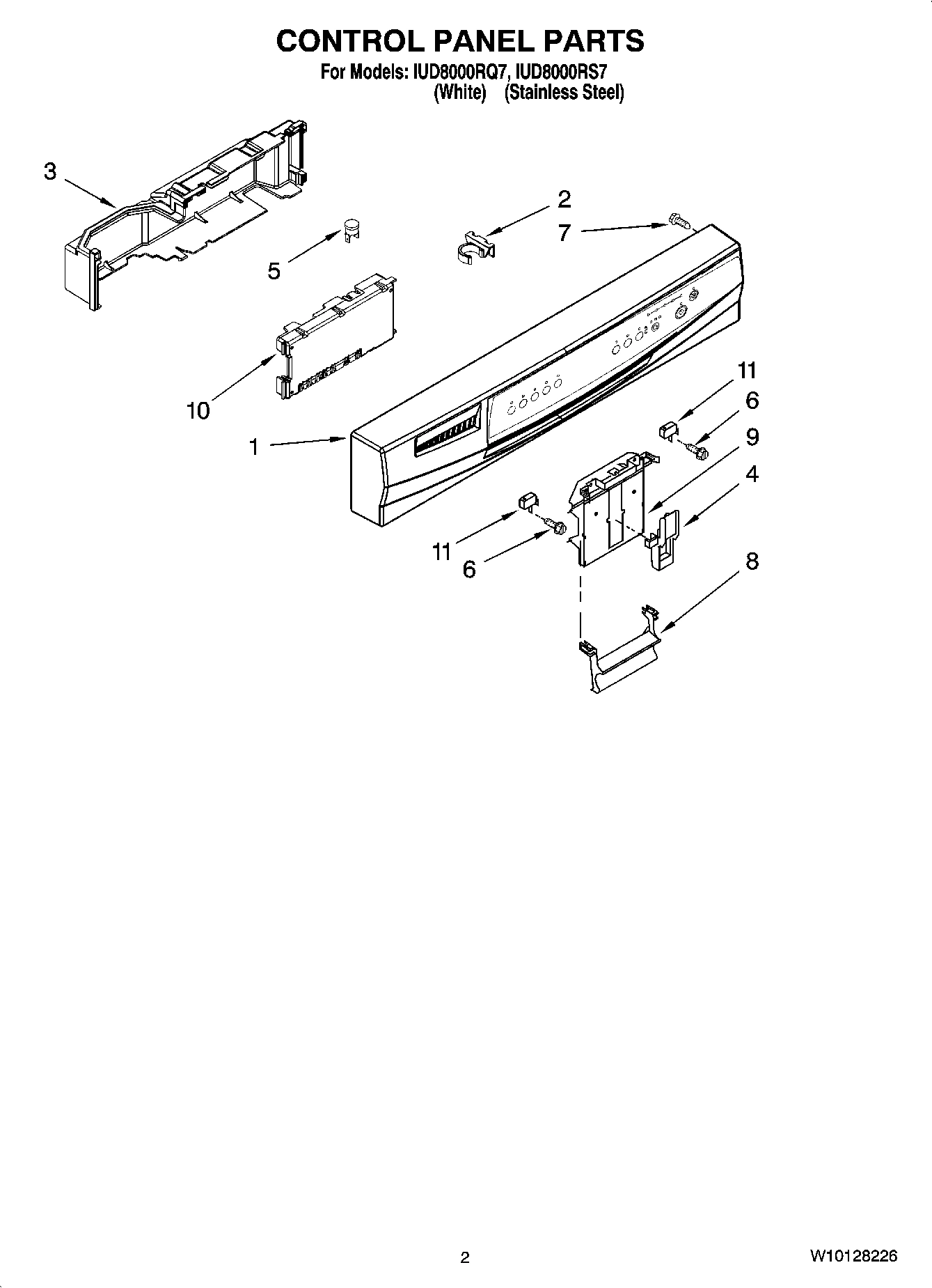02 - CONTROL PANEL PARTS