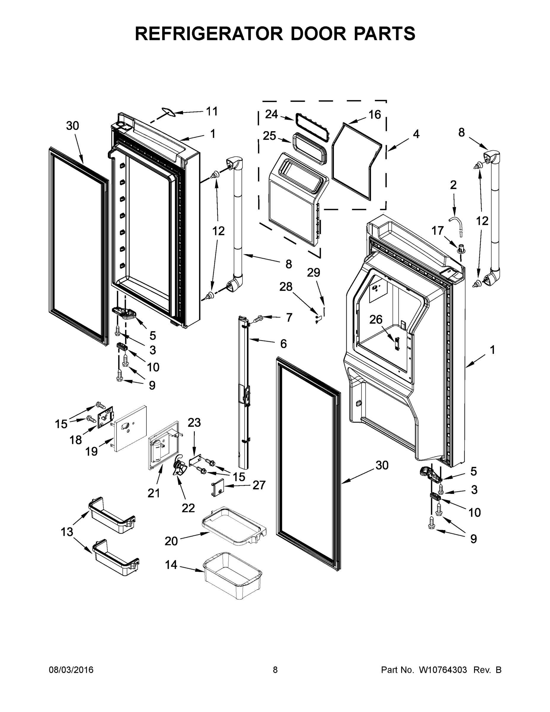 05 - REFRIGERATOR DOOR PARTS