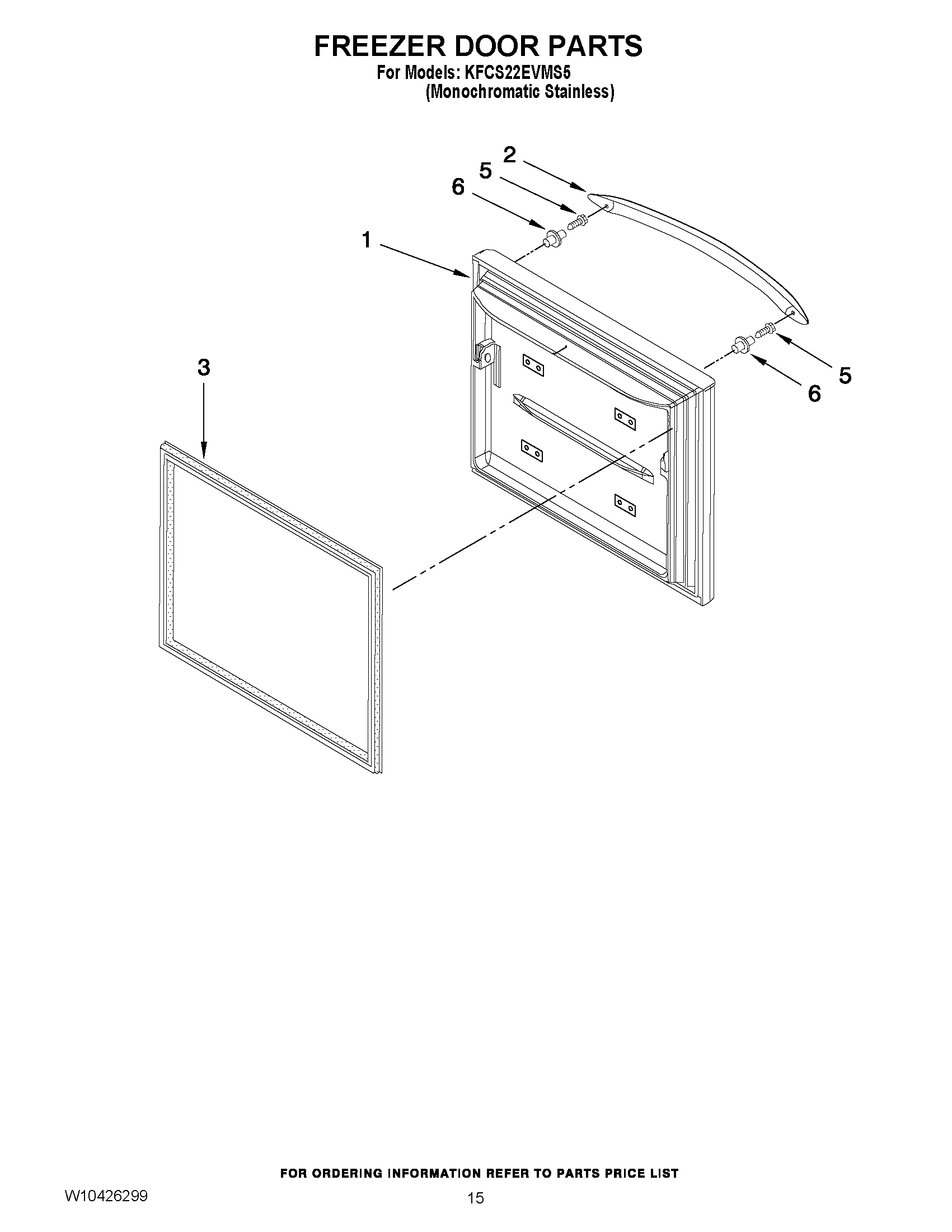 08 - FREEZER DOOR PARTS