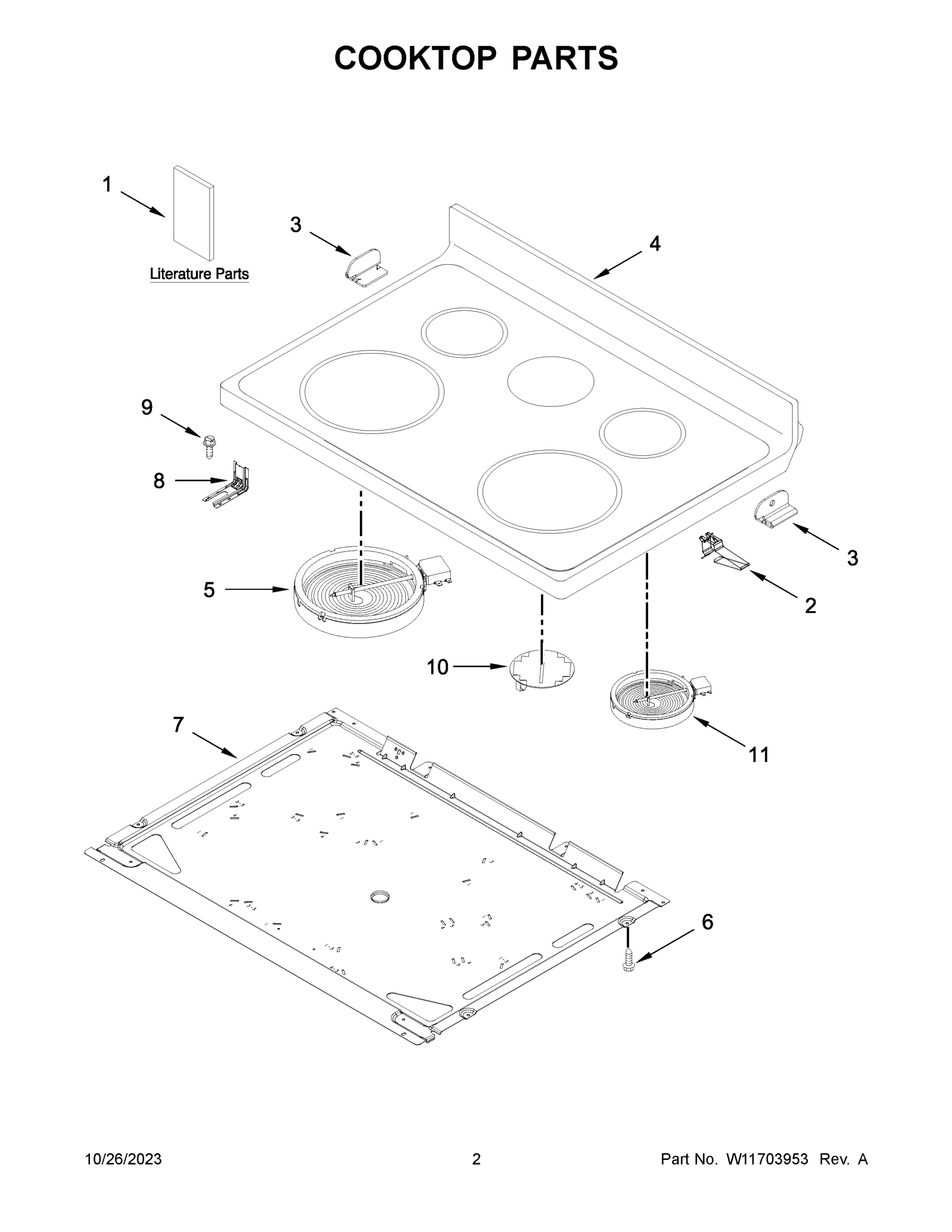 02 - COOKTOP PARTS