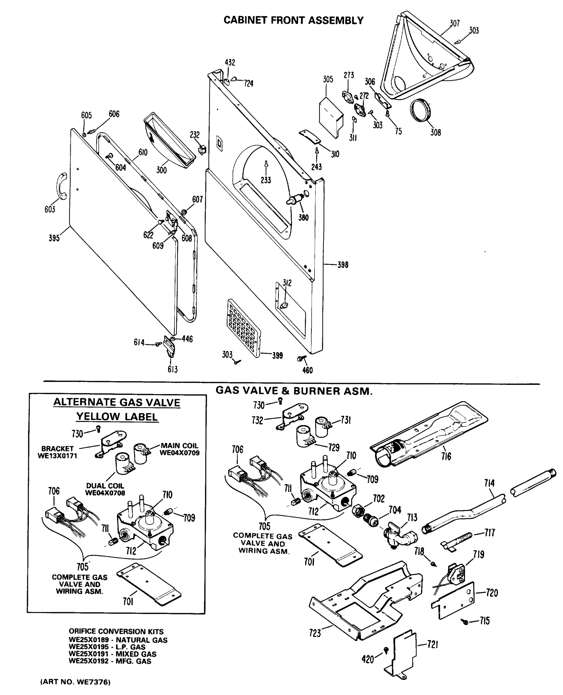 CABINET FRONT ASSEMBLY