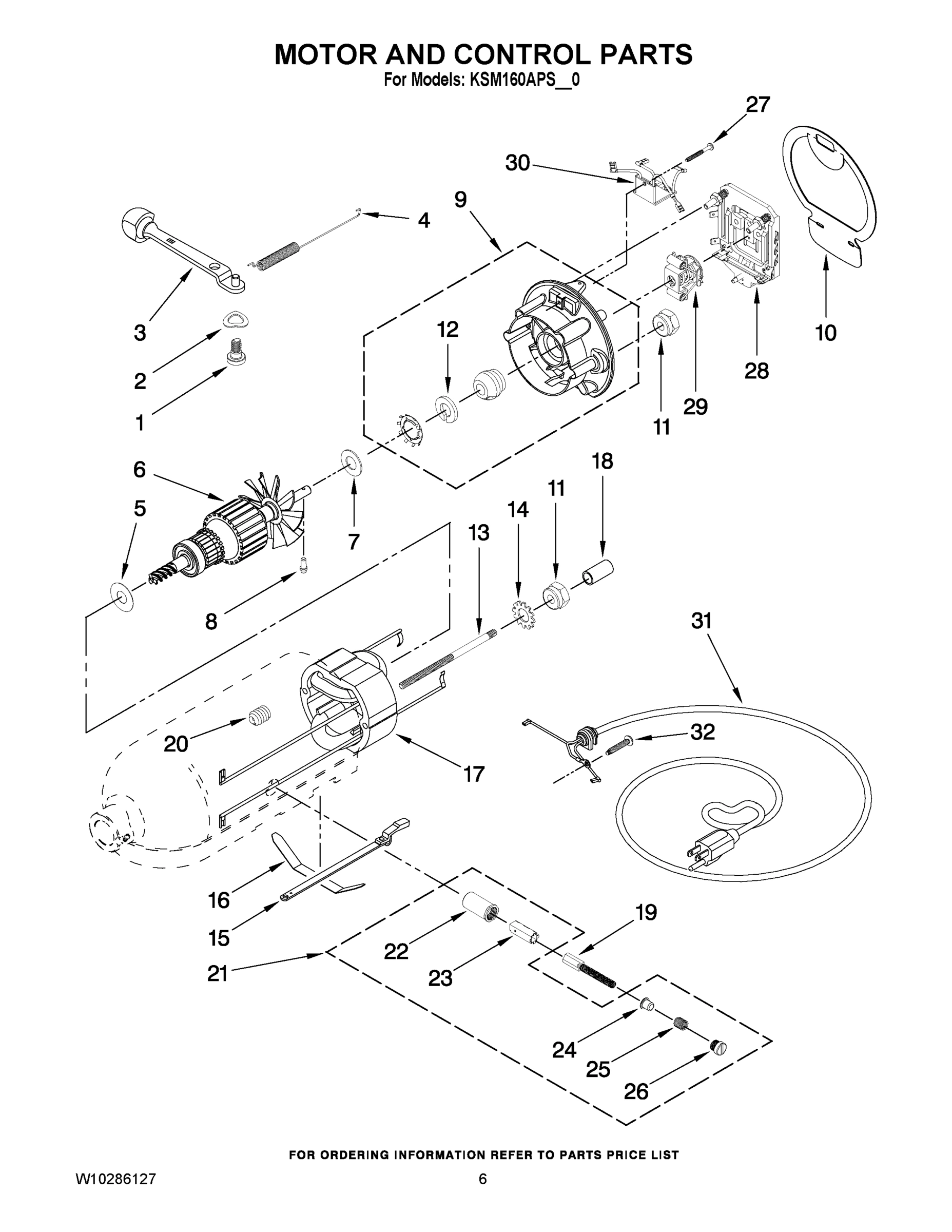 03 - MOTOR AND CONTROL PARTS