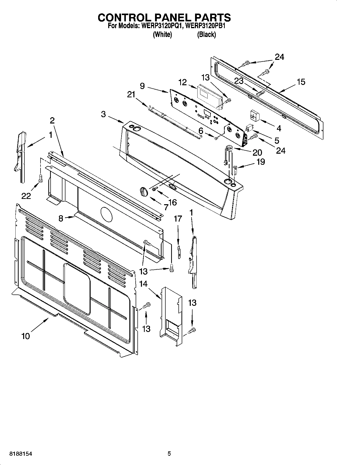 04 - CONTROL PANEL PARTS