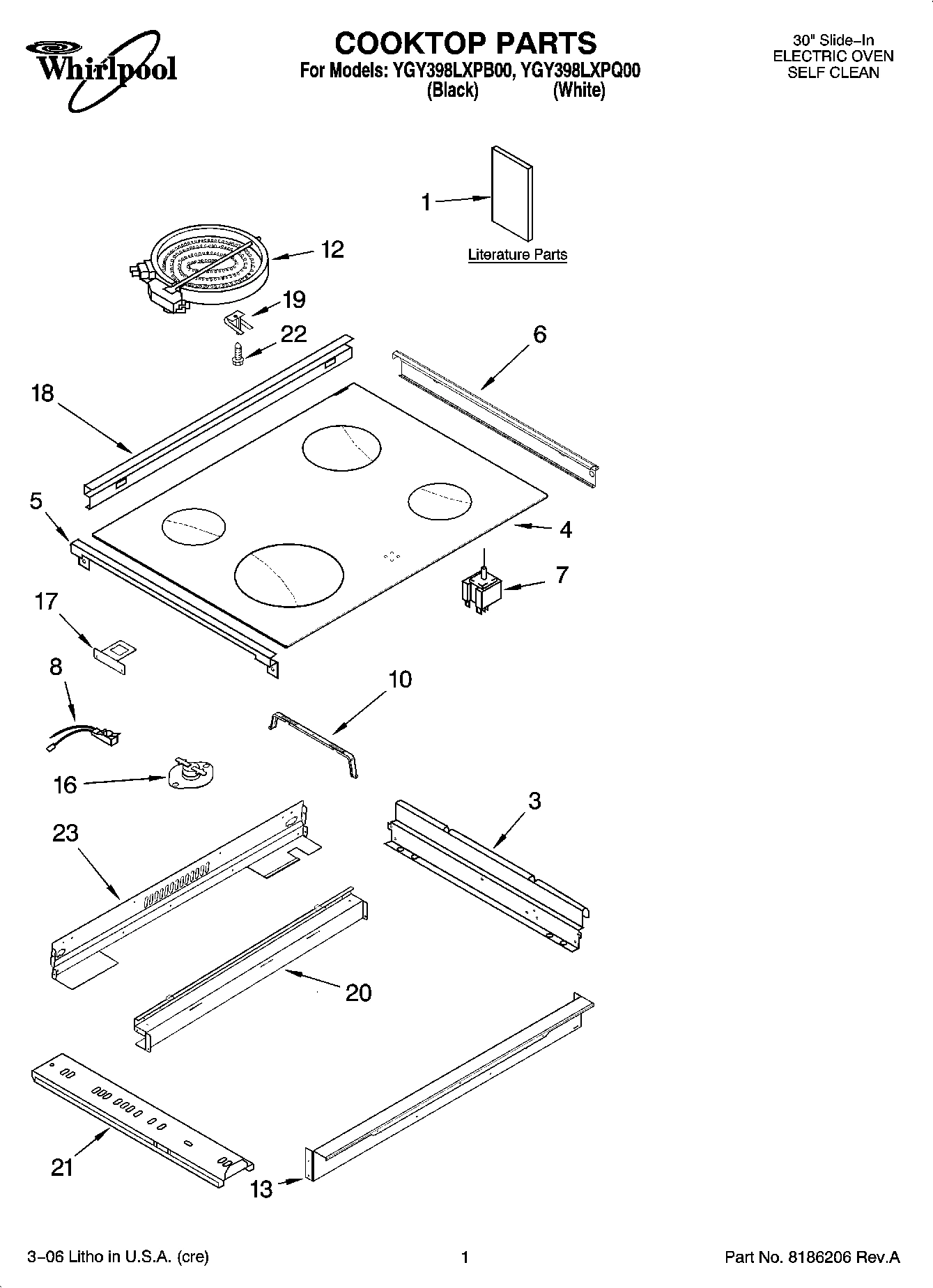 01 - COOKTOP PARTS