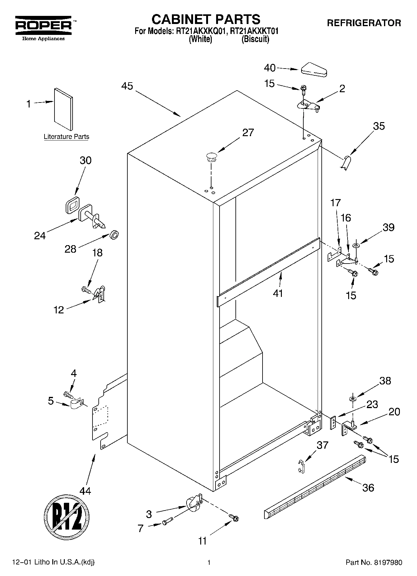 01 - CABINET, LITERATURE