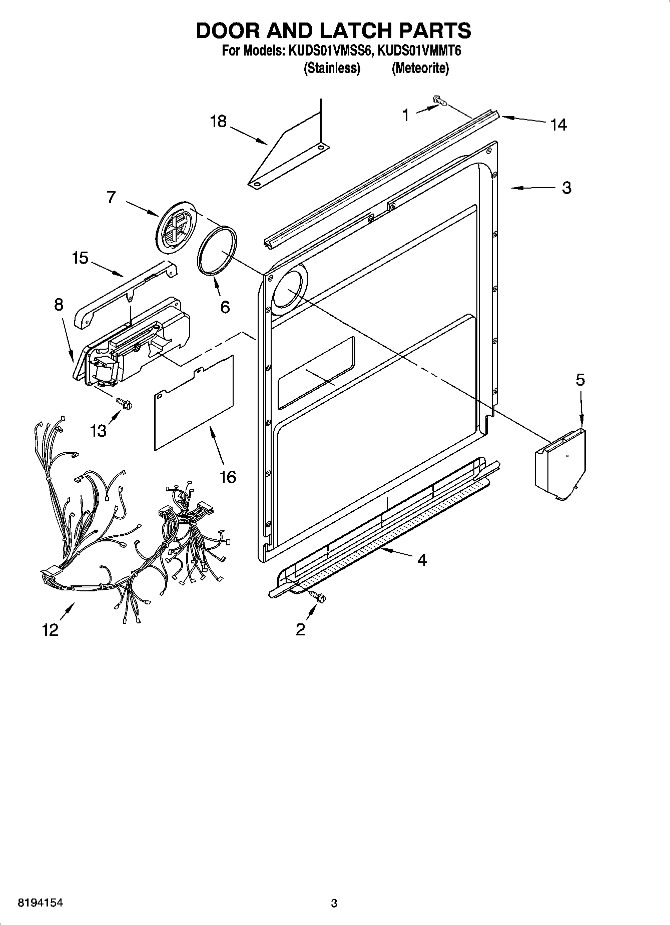 03 - DOOR AND LATCH PARTS