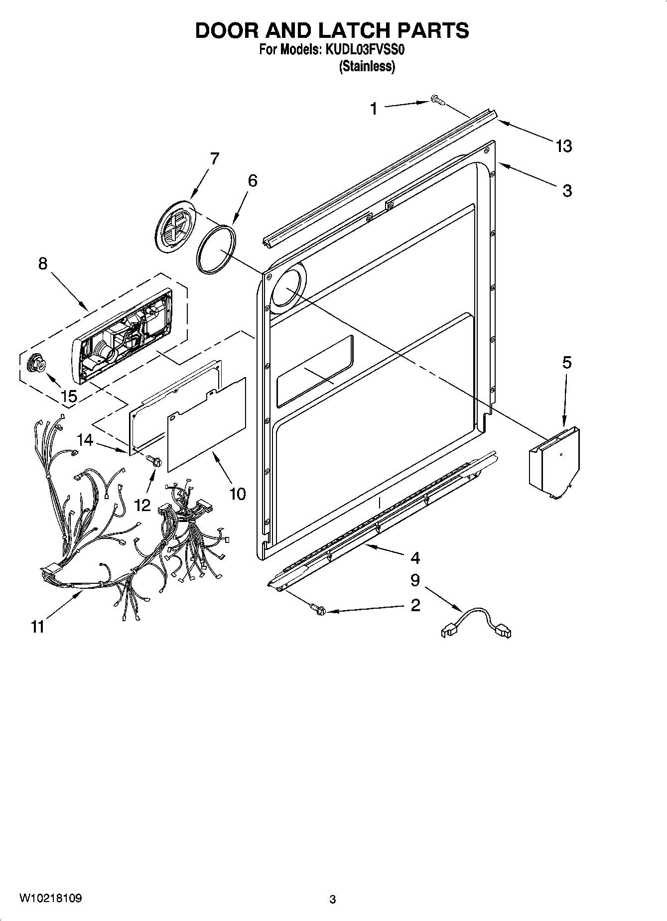 03 - DOOR AND LATCH PARTS