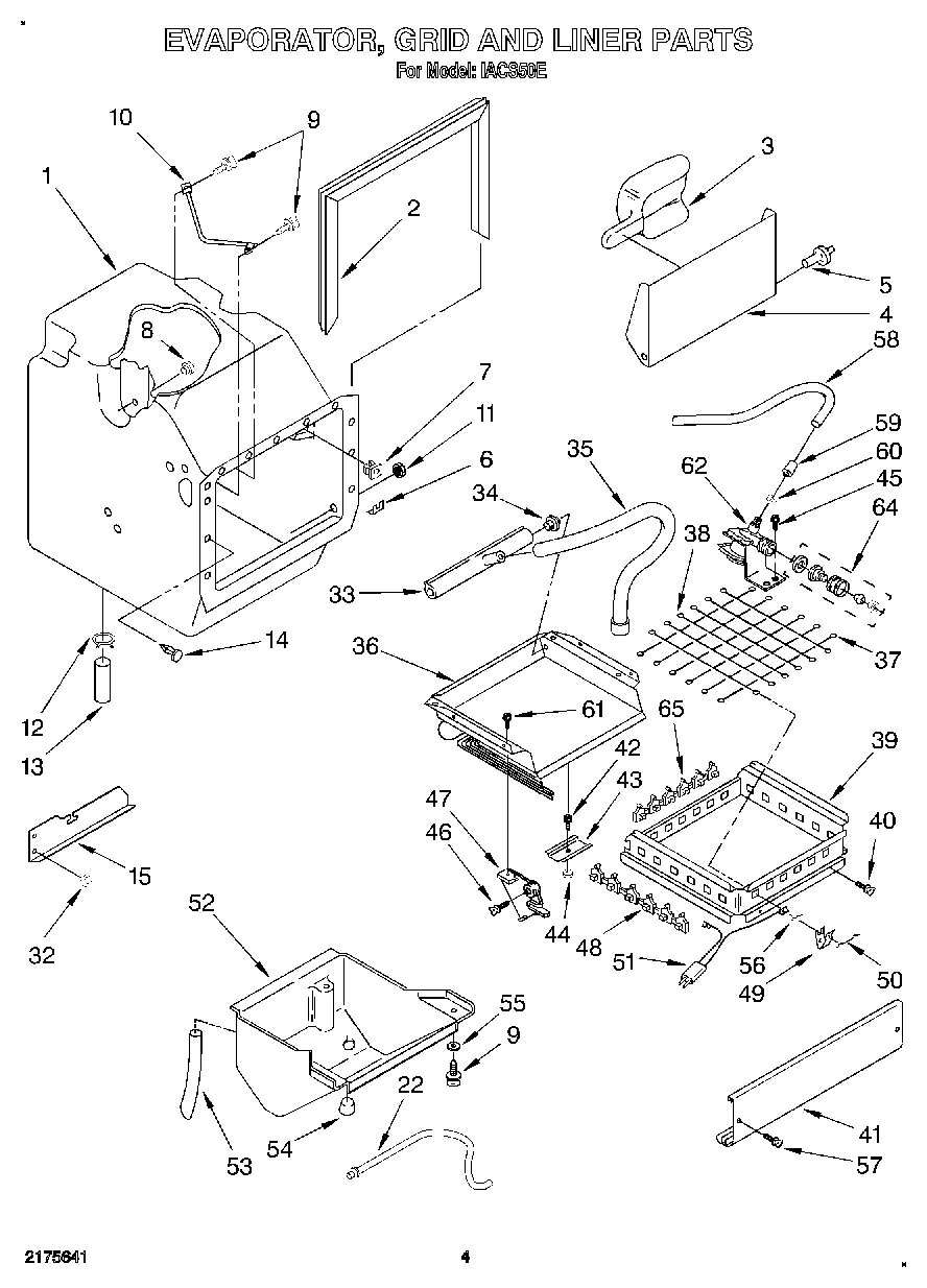 03 - EVAPORATOR, GRID AND LINER