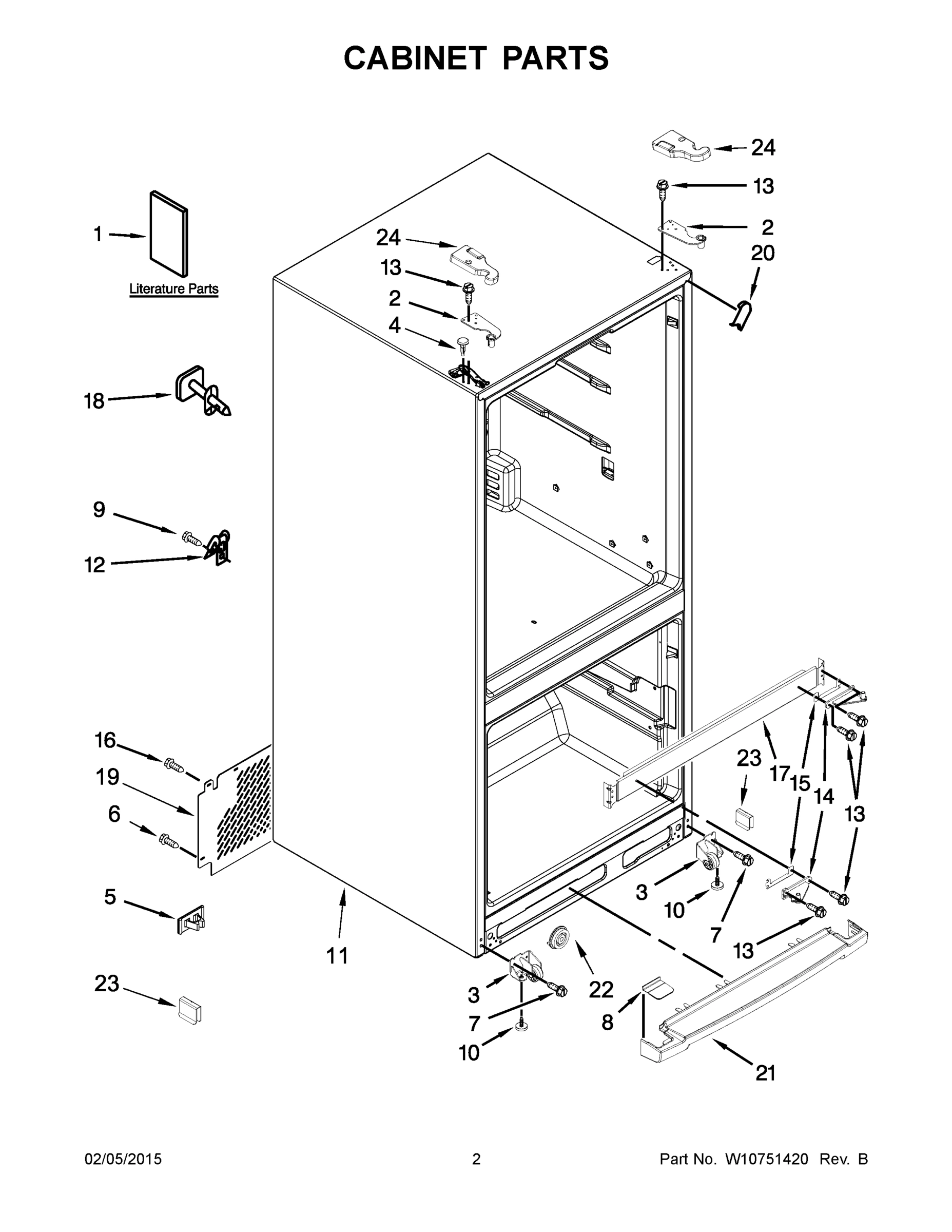 02 - CABINET PARTS
