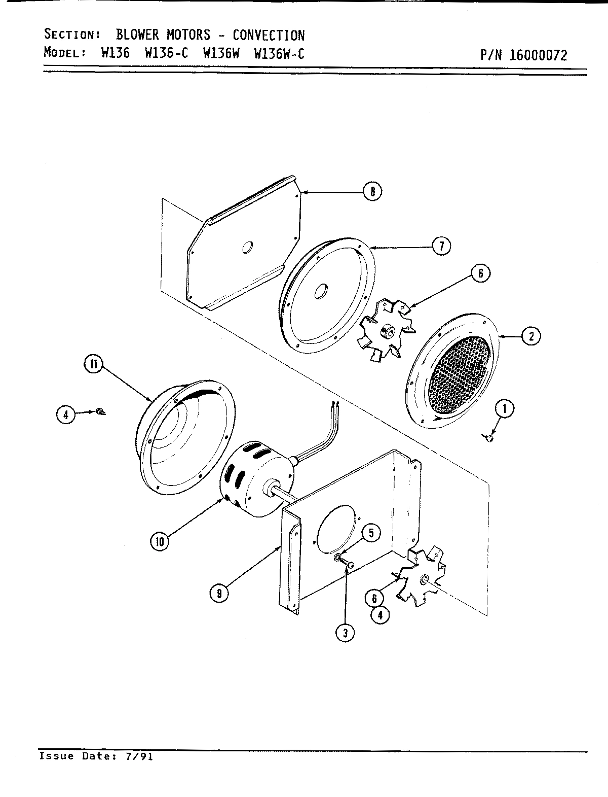 01 - BLOWER MOTOR (CONVECTION)