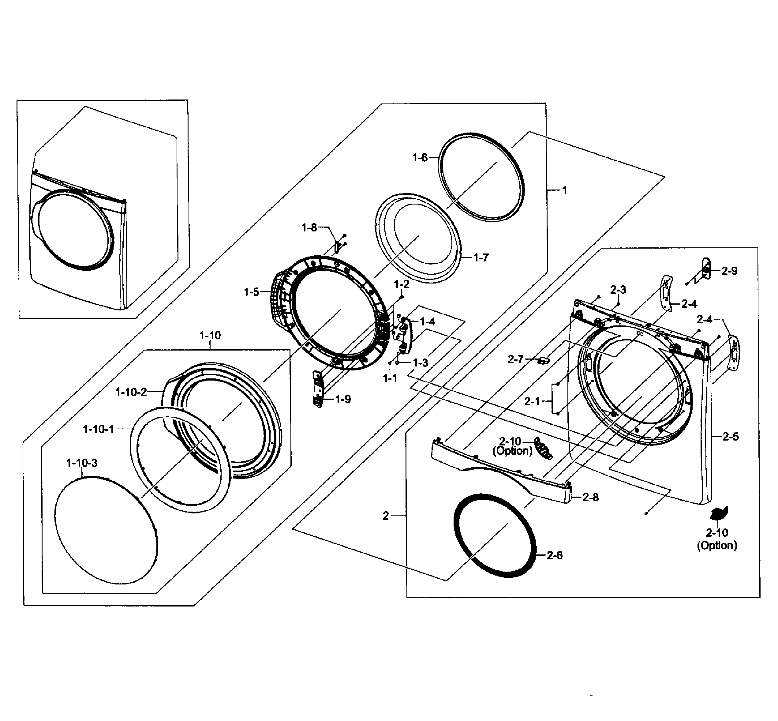 Front/Door Assembly