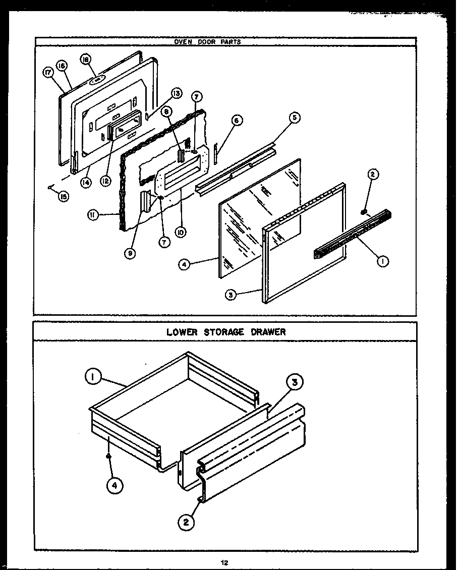 08 - UPPER OVEN PARTS