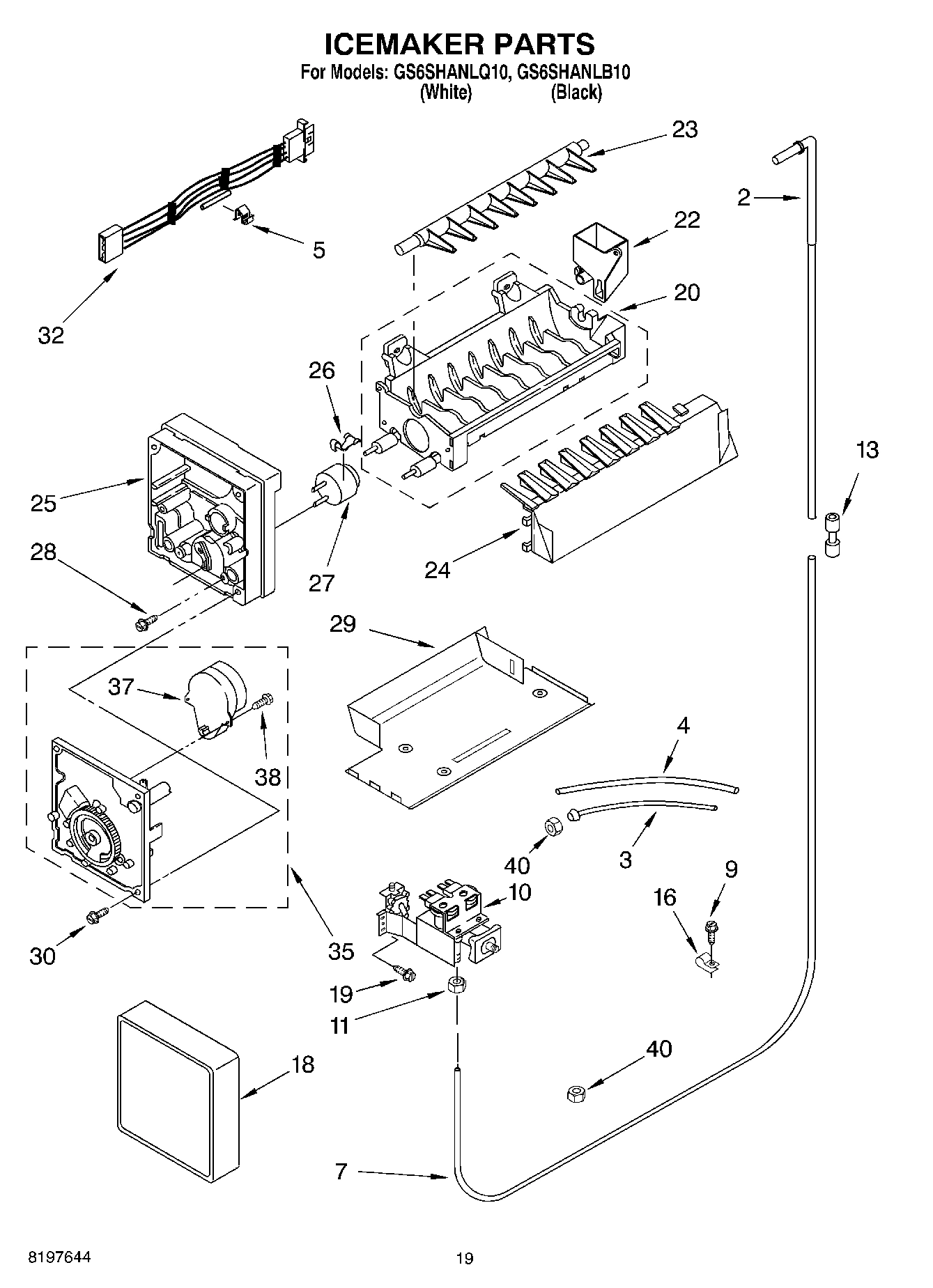 12 - ICE MAKER, OPTIONAL