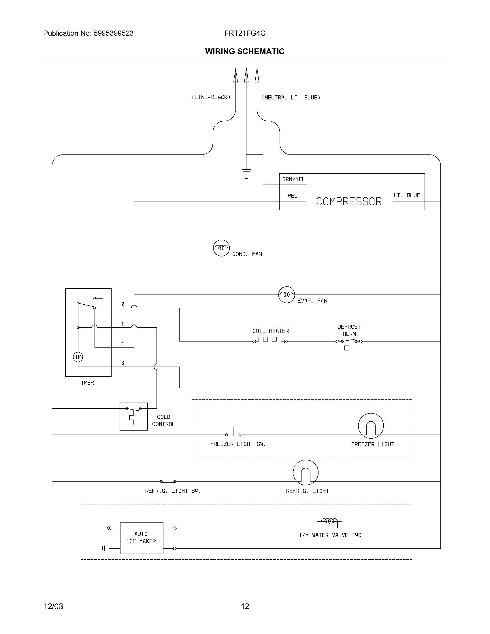 12 - WIRING SCHEMATIC