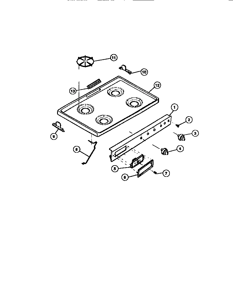 03 - MAIN TOP, CONTROL PANEL