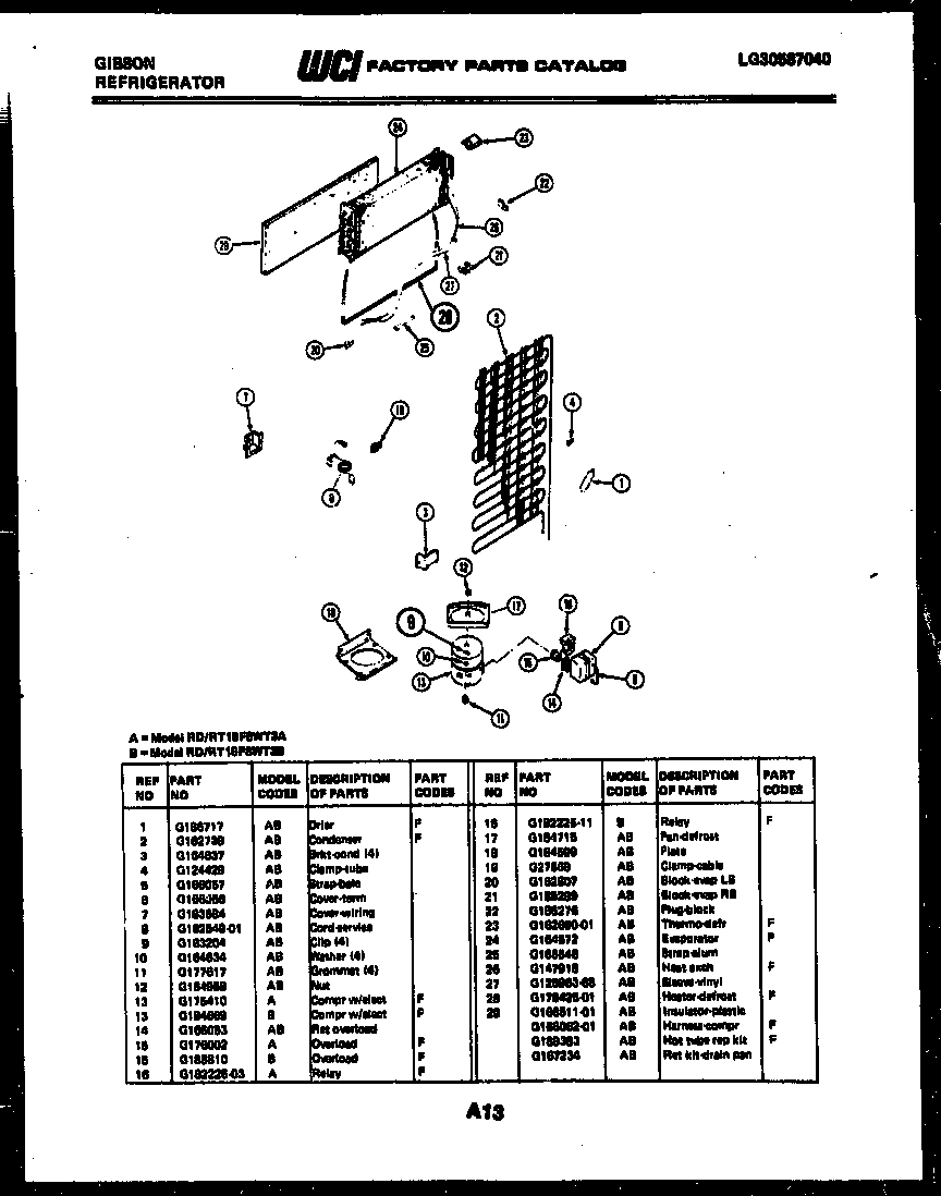 04 - SYSTEM AND AUTOMATIC DEFROST PARTS