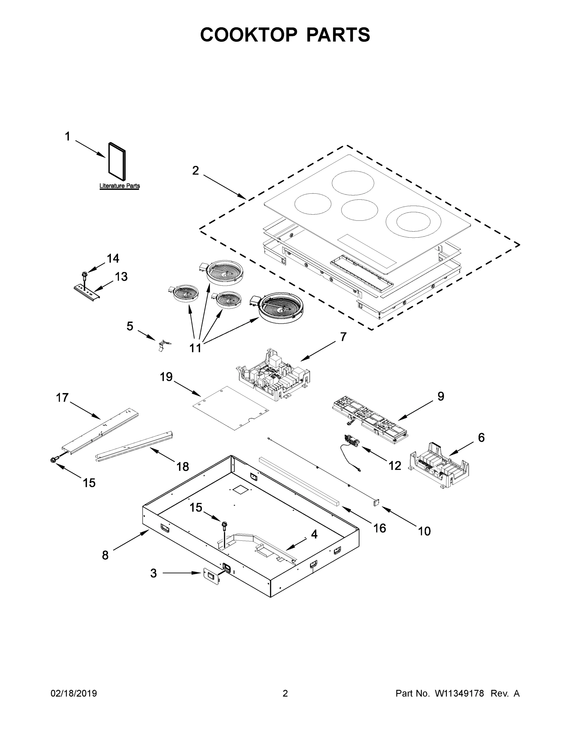02 - COOKTOP PARTS