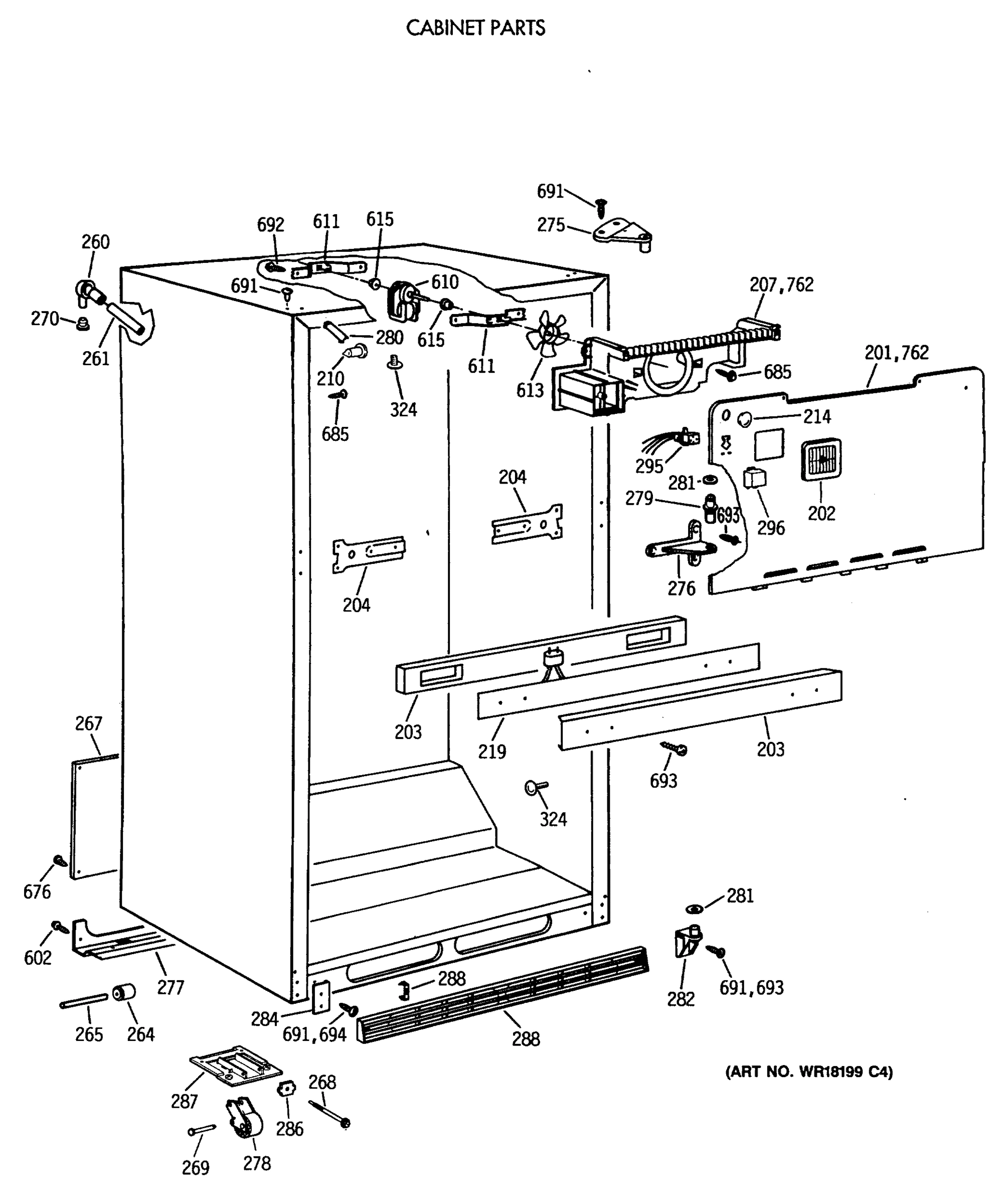CABINET PARTS