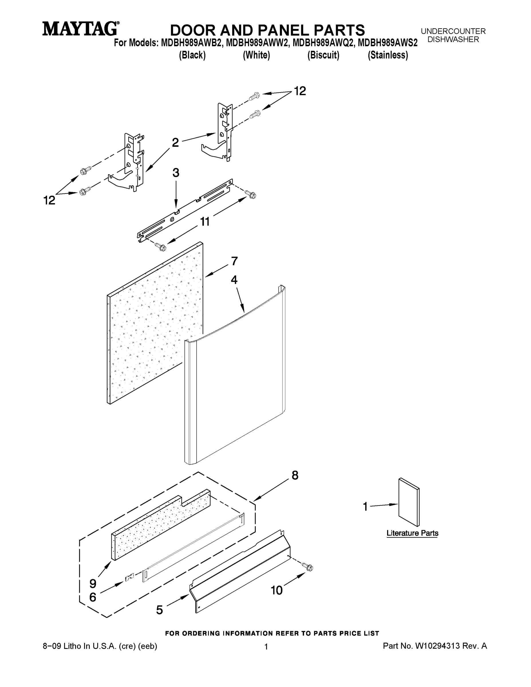 01 - DOOR AND PANEL PARTS