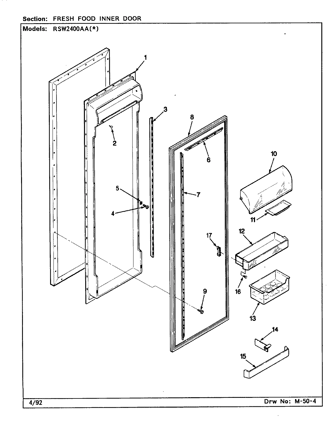 05 - FRESH FOOD INNER DOOR