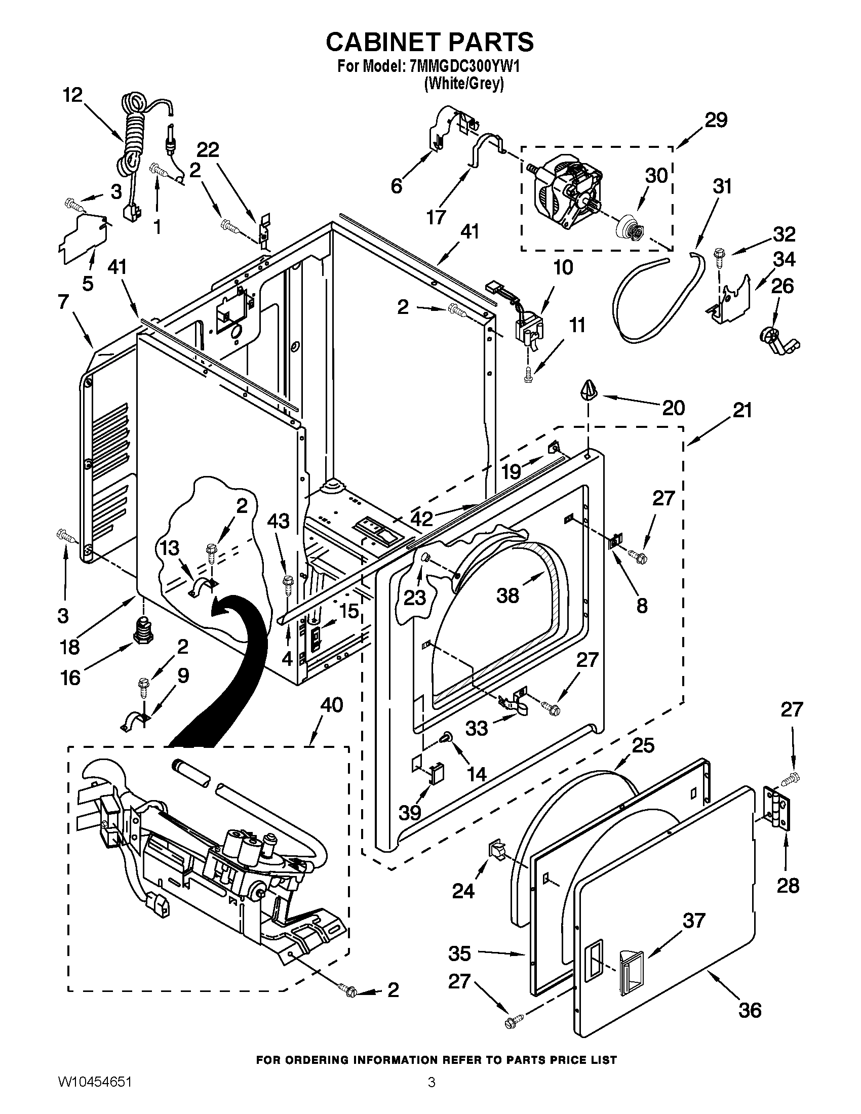 02 - CABINET PARTS